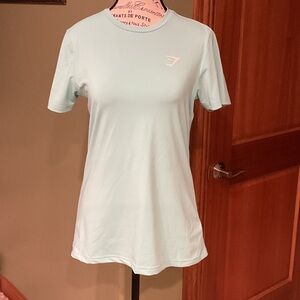 Gymshark Sky Blue Short Sleeve Tee, Size S